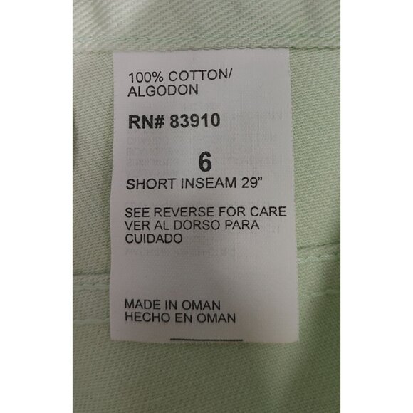 Bill Blass Women's Easy Fit Mint Green Jeans Size 6 - Picture 5 of 5